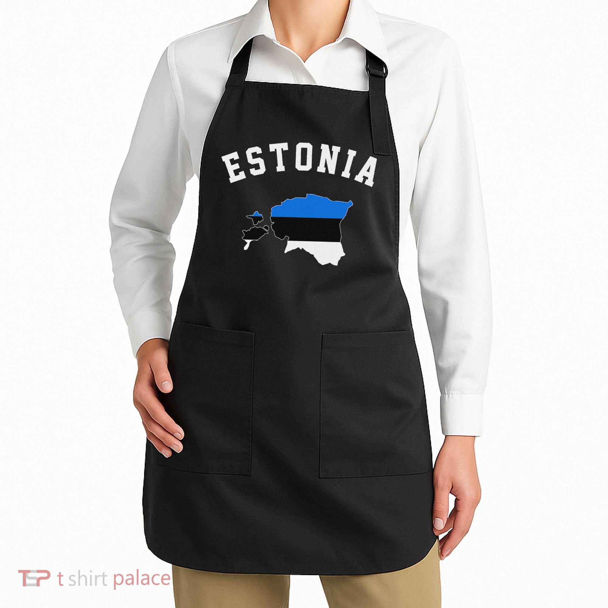 Estonian Flag Estonia Apron