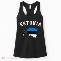 Estonian Flag Estonia Women's Tank Top thumb 0