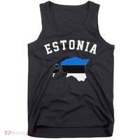 Estonian Flag Estonia Tank Top thumb 0