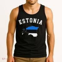 Estonian Flag Estonia Tank Top thumb 3