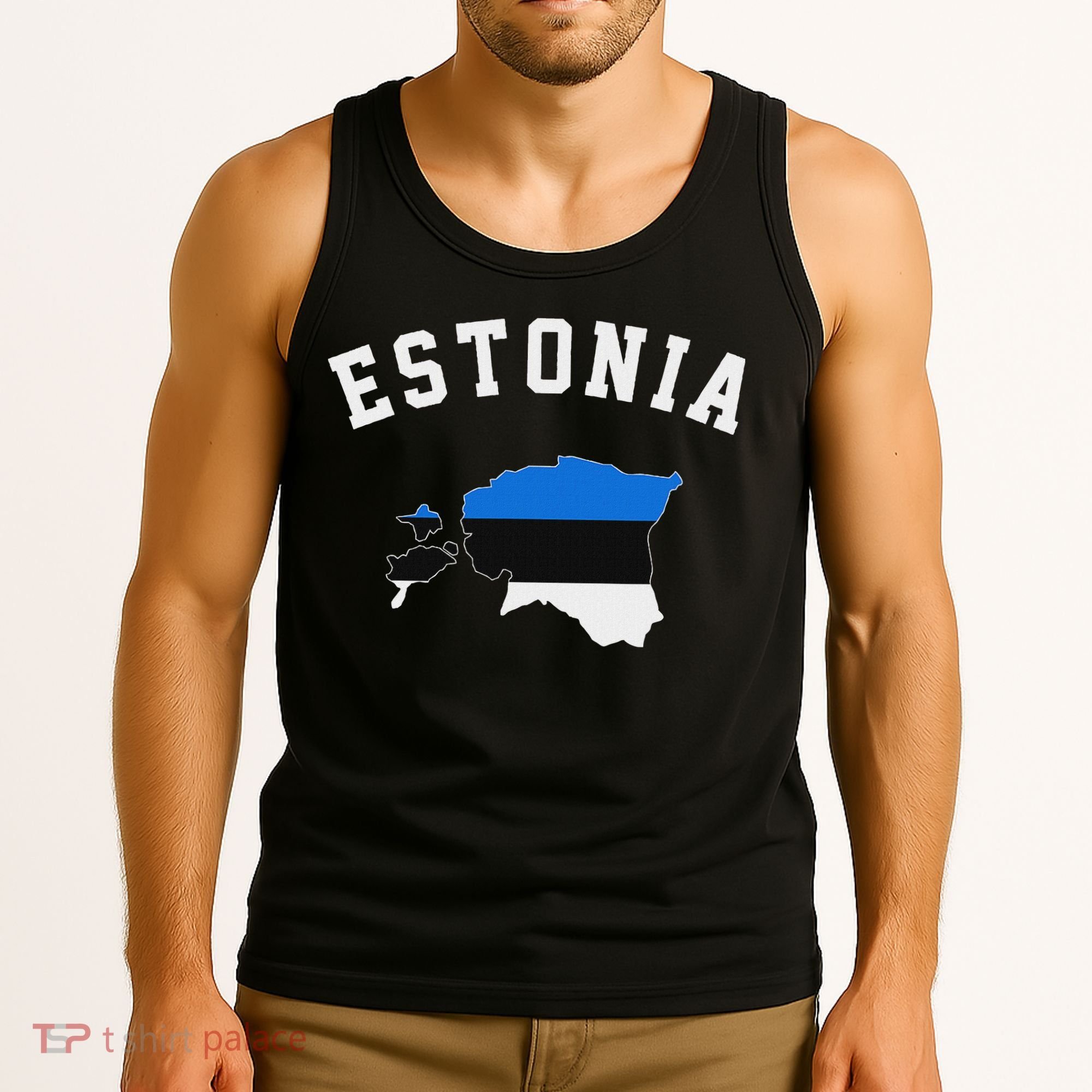 Estonian Flag Estonia Tank Top