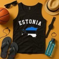 Estonian Flag Estonia Tank Top thumb 4