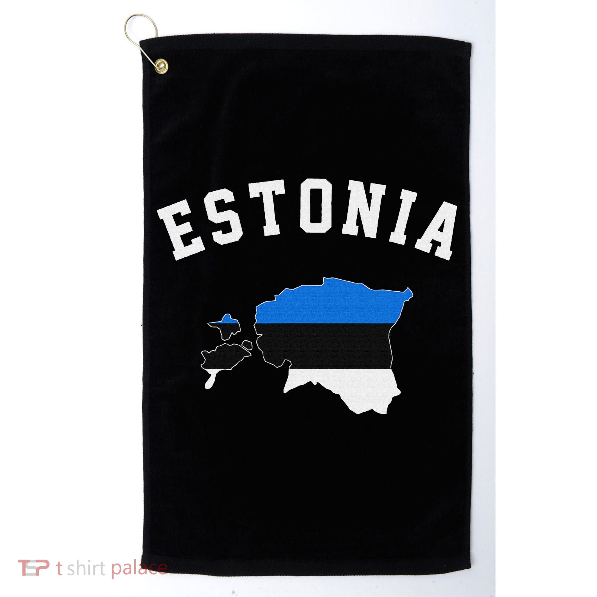 Estonian Flag Estonia Golf Towel