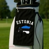 Estonian Flag Estonia Golf Towel thumb 2