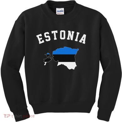 Estonian Flag Estonia Kids Sweatshirt
