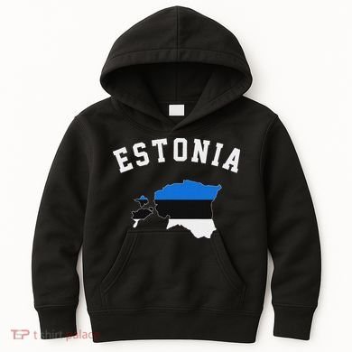 Estonian Flag Estonia Kids Hoodie