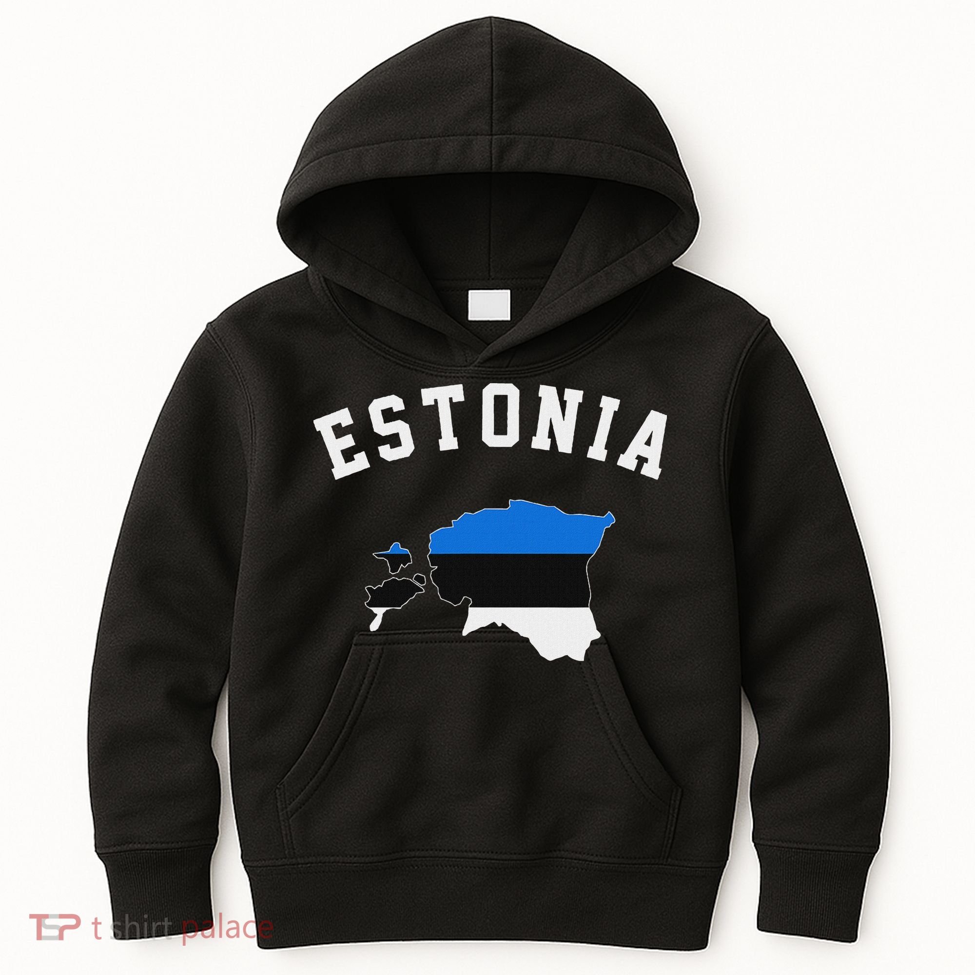 Estonian Flag Estonia Kids Hoodie