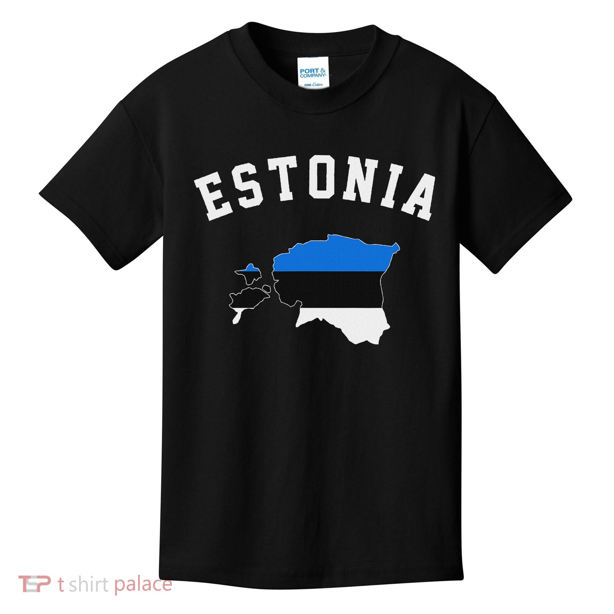 Estonian Flag Estonia Kids T-Shirt