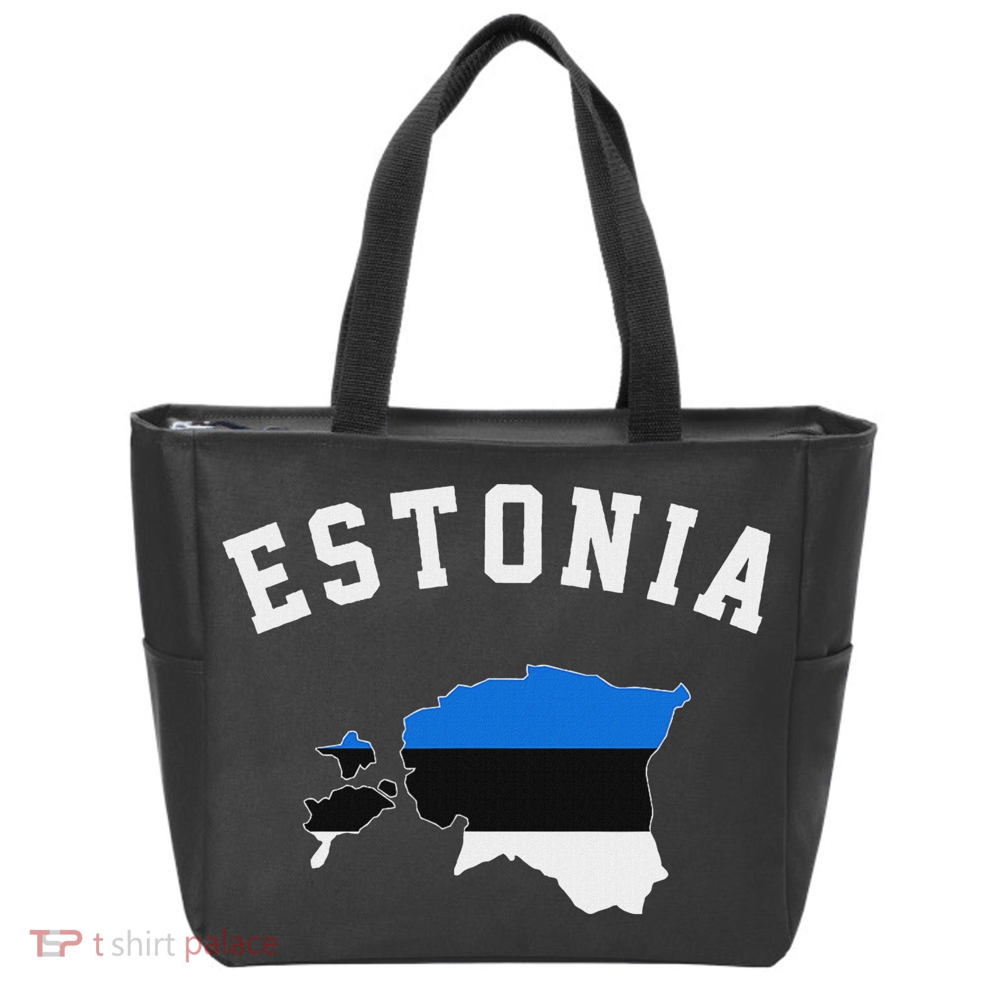 Estonian Flag Estonia Tote Bag