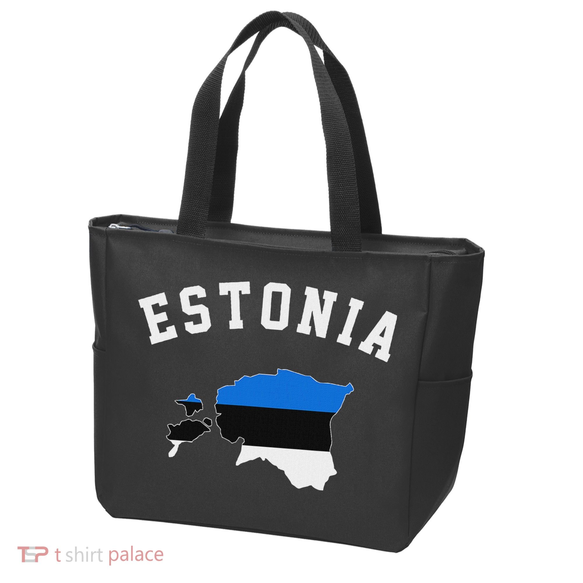 Estonian Flag Estonia Tote Bag