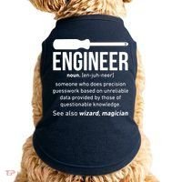 Engineer Funny Doggie Tank thumb 0