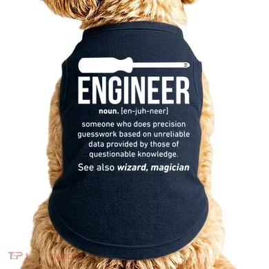 Engineer Funny Doggie Tank