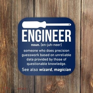 Engineer Funny Coaster