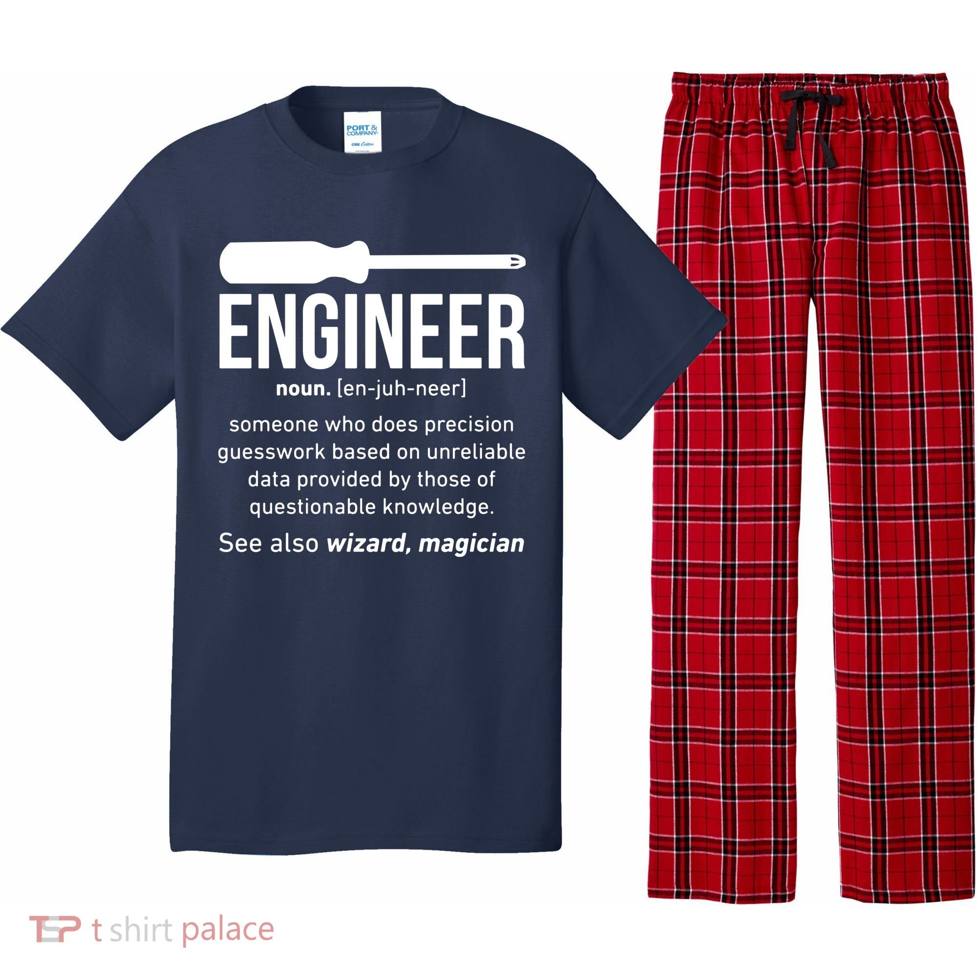 Engineer Funny Pajama Set