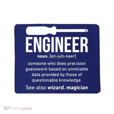 Engineer Funny Mousepad