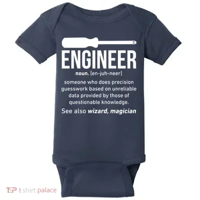 Engineer Funny Baby Bodysuit