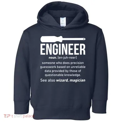 Engineer Funny Toddler Hoodie