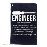 Engineer Funny Golf Towel thumb 0