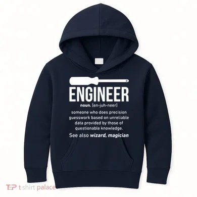 Engineer Funny Kids Hoodie