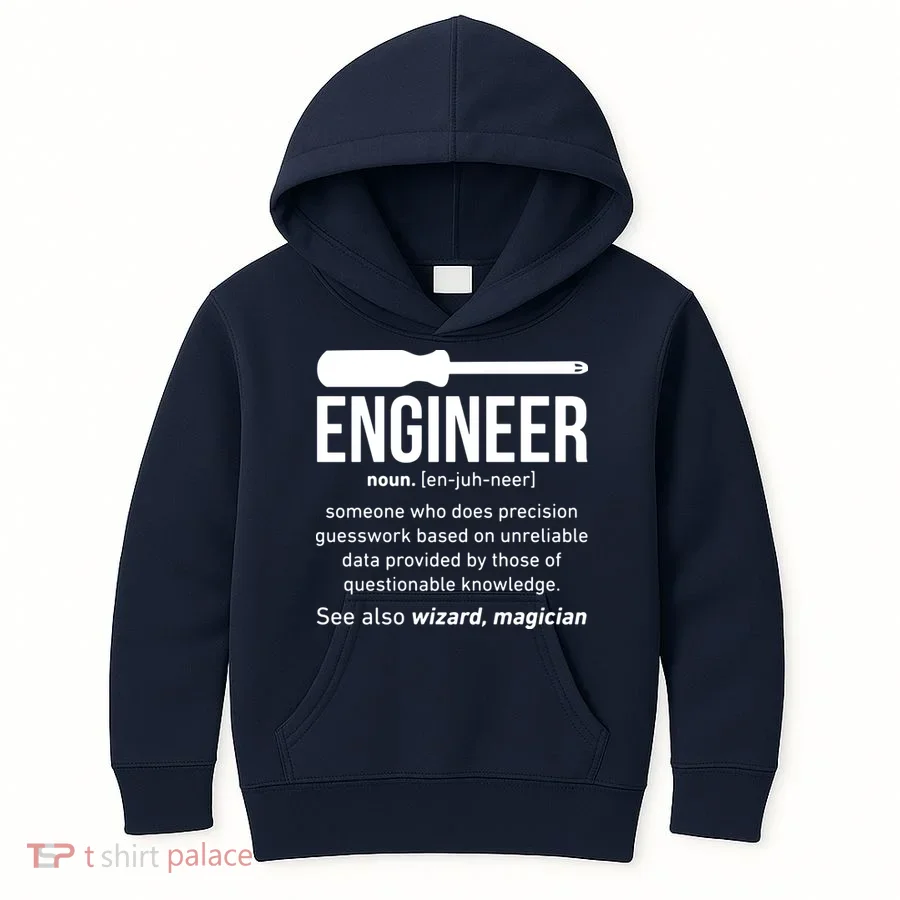 Engineer Funny Kids Hoodie