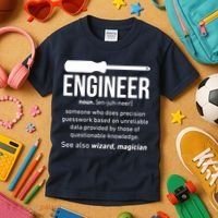 Engineer Funny Kids T-Shirt thumb 3