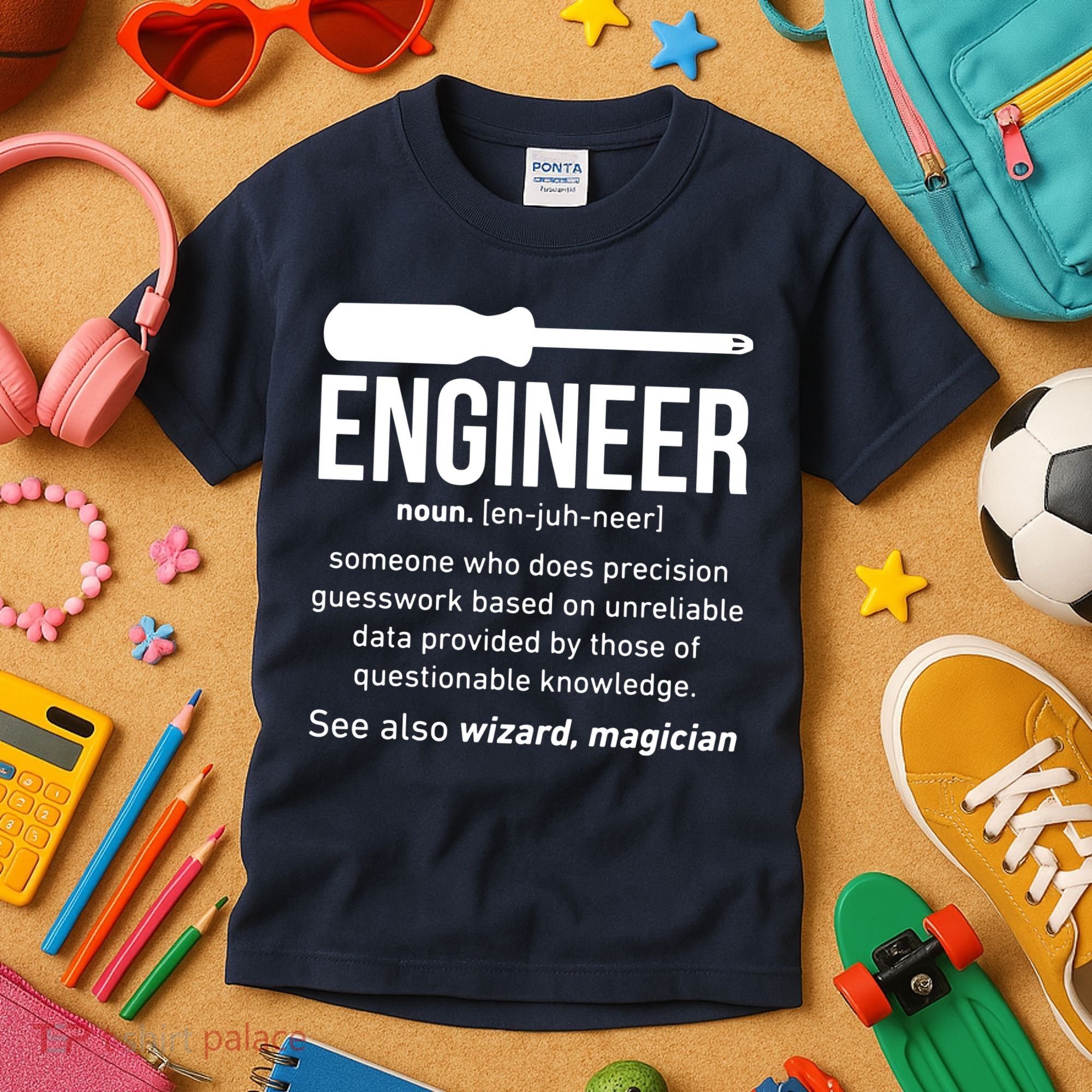 Engineer Funny Kids T-Shirt