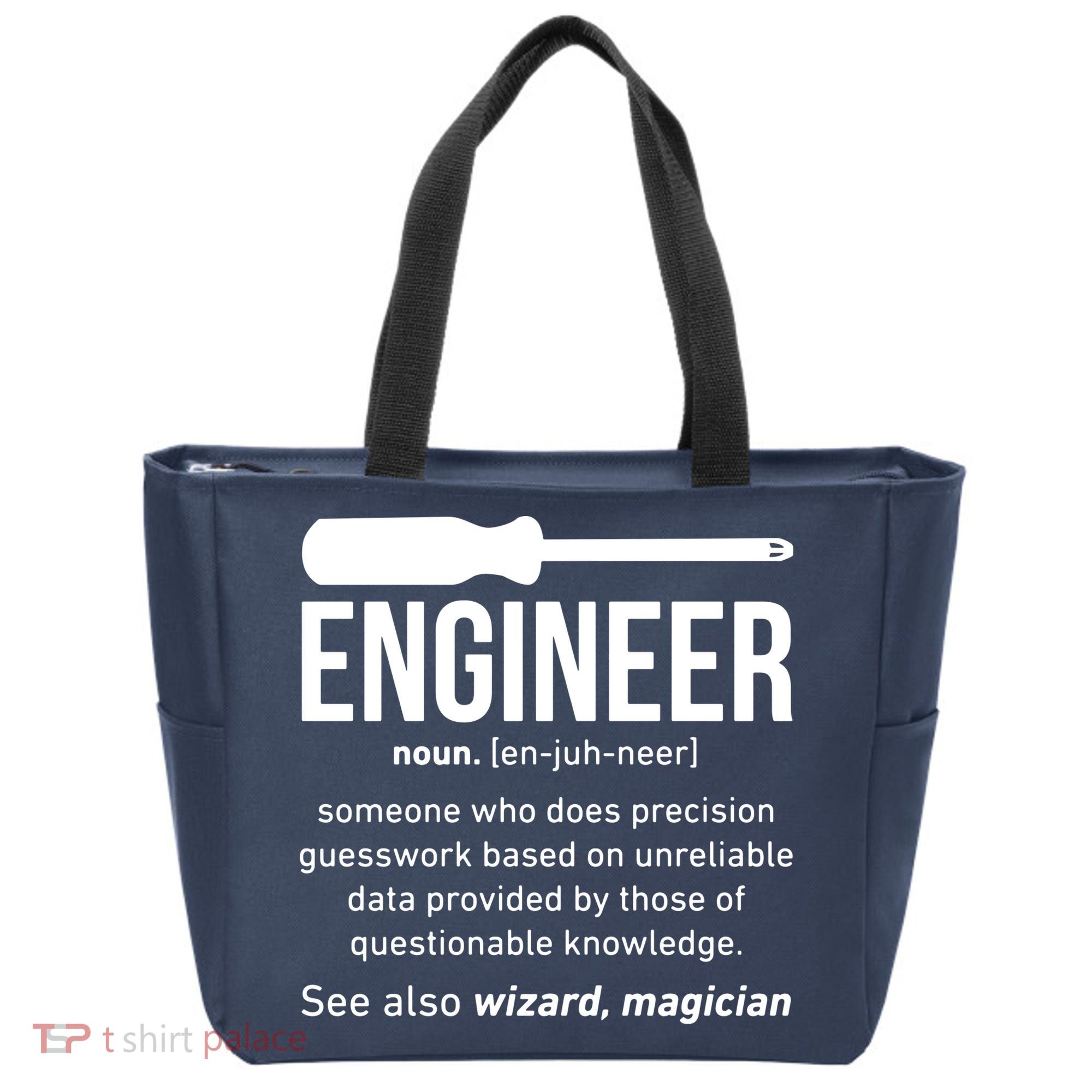 Engineer Funny Tote Bag