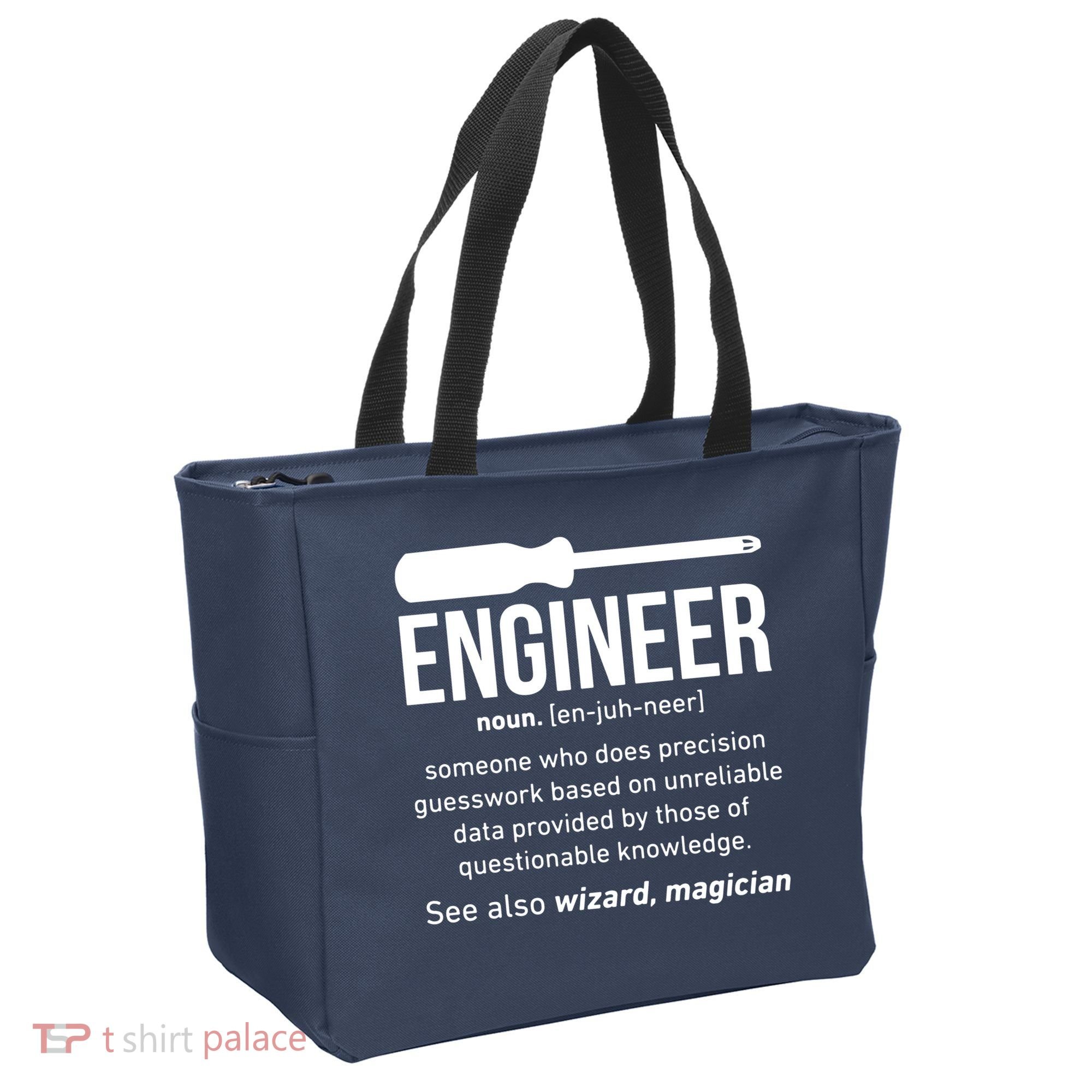 Engineer Funny Tote Bag