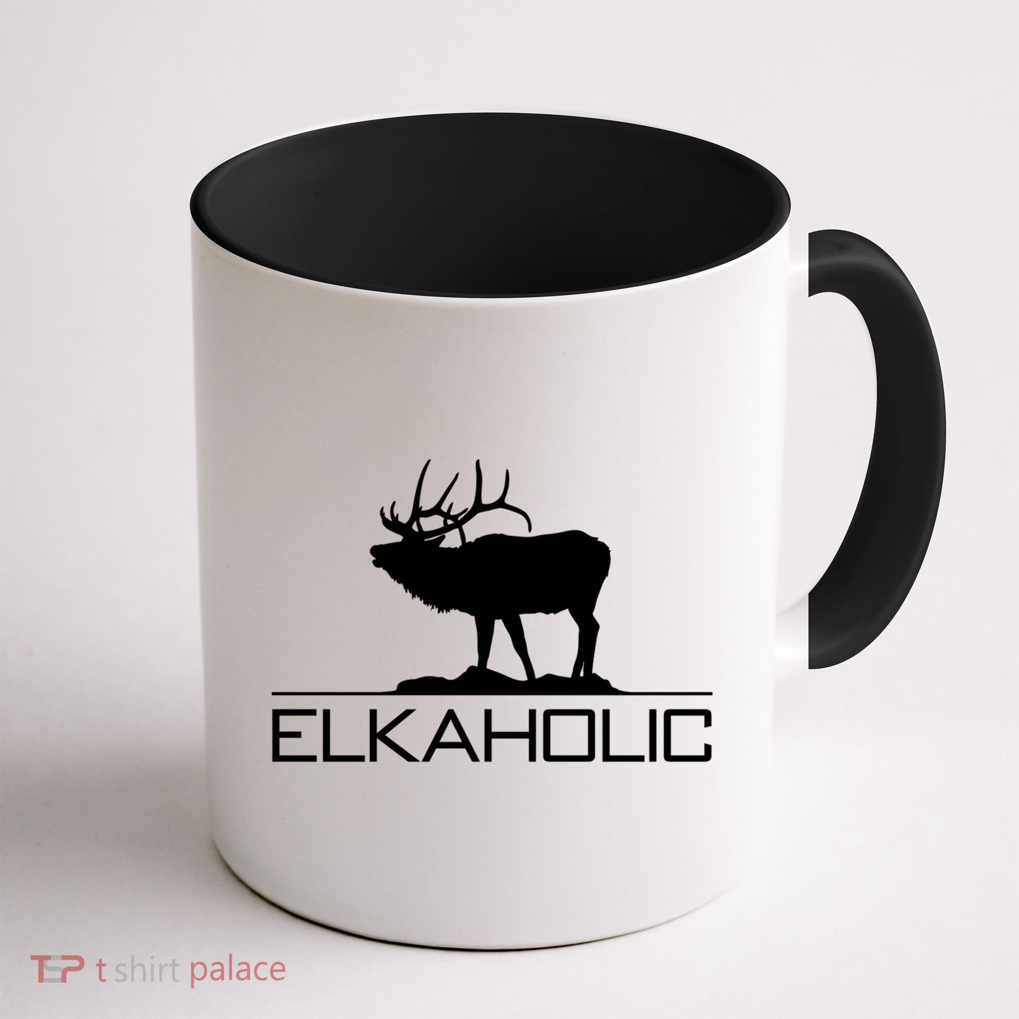 Elkaholic Funny Elk Hunting Gift Coffee Mug