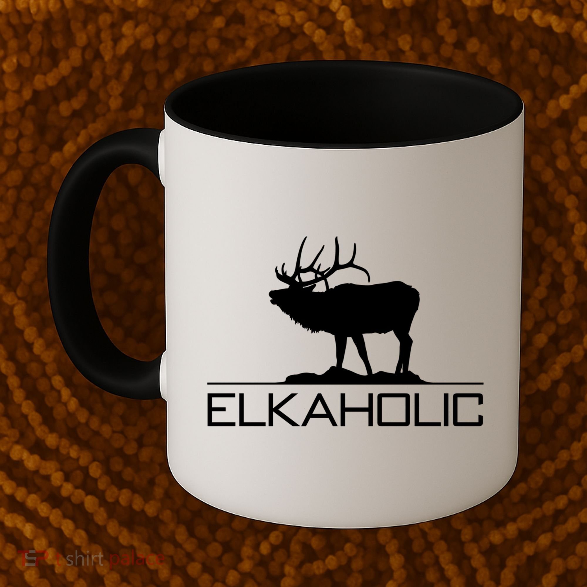 Elkaholic Funny Elk Hunting Gift Coffee Mug