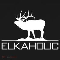 Elkaholic Funny Elk Hunting Gift Women's Hoodie thumb 2