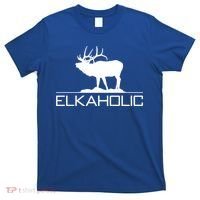 Elkaholic Funny Elk Hunting Gift T-Shirt thumb 0