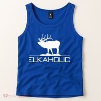 Elkaholic Funny Elk Hunting Gift Tank Top thumb 2