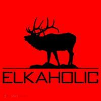 Elkaholic Funny Elk Hunting Gift Santa Hat thumb 1
