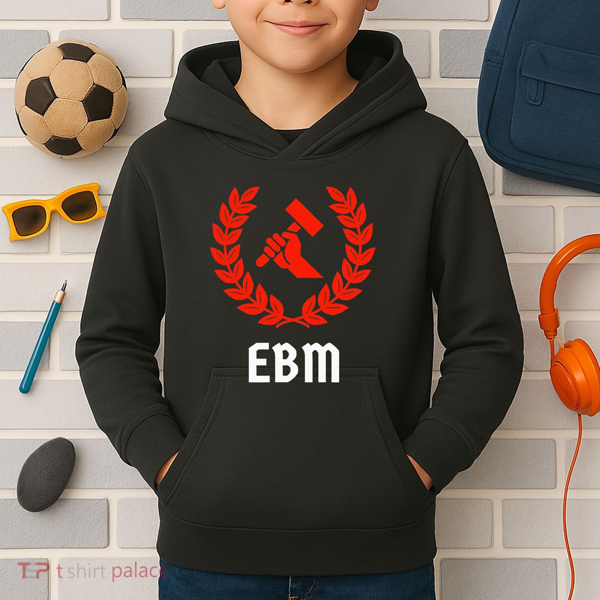 Ebm Front Electronic Body Music Pro Frnt 242 Kids Hoodie