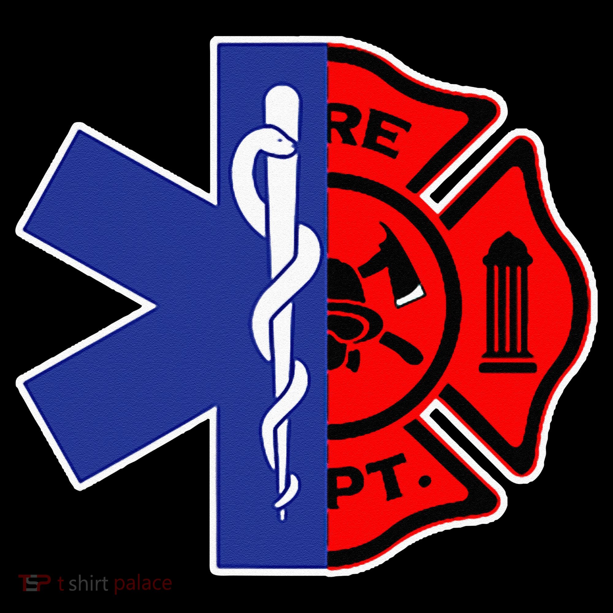 EMT Firefighter Firefighter Two Sided EMS Gift Bucket Hat
