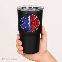 EMT Firefighter Firefighter Two Sided EMS Gift Tumbler thumb 2