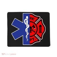 EMT Firefighter Firefighter Two Sided EMS Gift Mousepad thumb 0