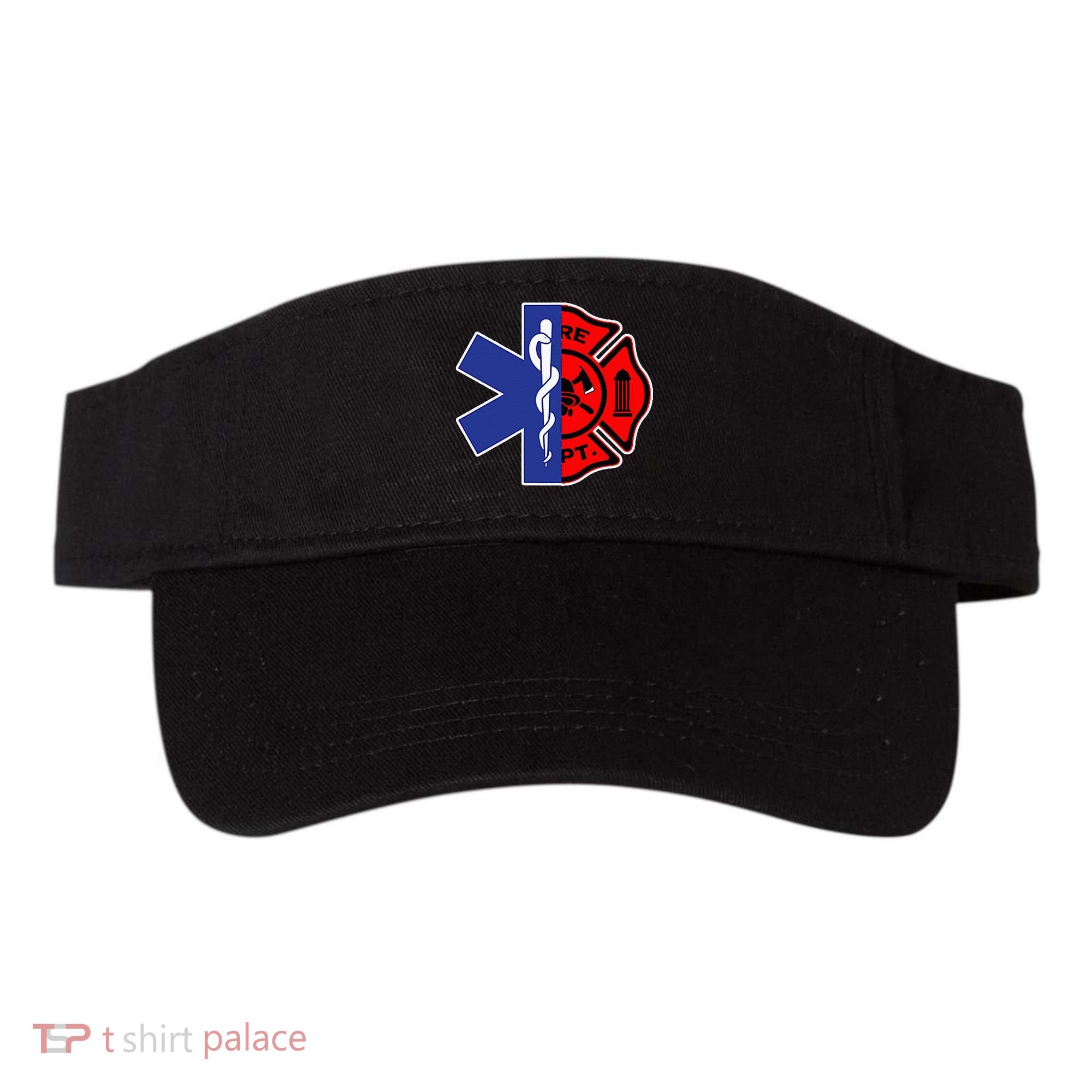 EMT Firefighter Firefighter Two Sided EMS Gift Visor