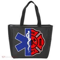 EMT Firefighter Firefighter Two Sided EMS Gift Tote Bag thumb 0