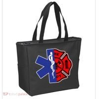 EMT Firefighter Firefighter Two Sided EMS Gift Tote Bag thumb 2