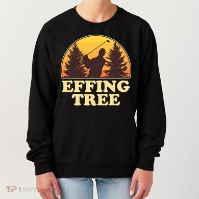 Effing Tree Funny Vintage Golfing Women's Sweatshirt