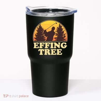 Effing Tree Funny Vintage Golfing Tumbler