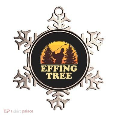 Effing Tree Funny Vintage Golfing Ornament