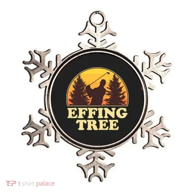 Effing Tree Funny Vintage Golfing Ornament