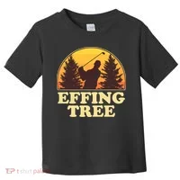 Effing Tree Funny Vintage Golfing Toddler T-Shirt thumb 0