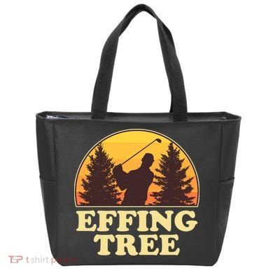 Effing Tree Funny Vintage Golfing Tote Bag