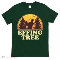 Effing Tree Funny Vintage Golfing T-Shirt thumb 0