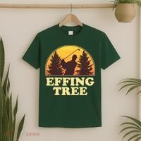 Effing Tree Funny Vintage Golfing T-Shirt thumb 2