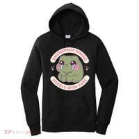 Emotionally Fragile Handle With Care Cute Crying Frog Women's Hoodie thumb 0